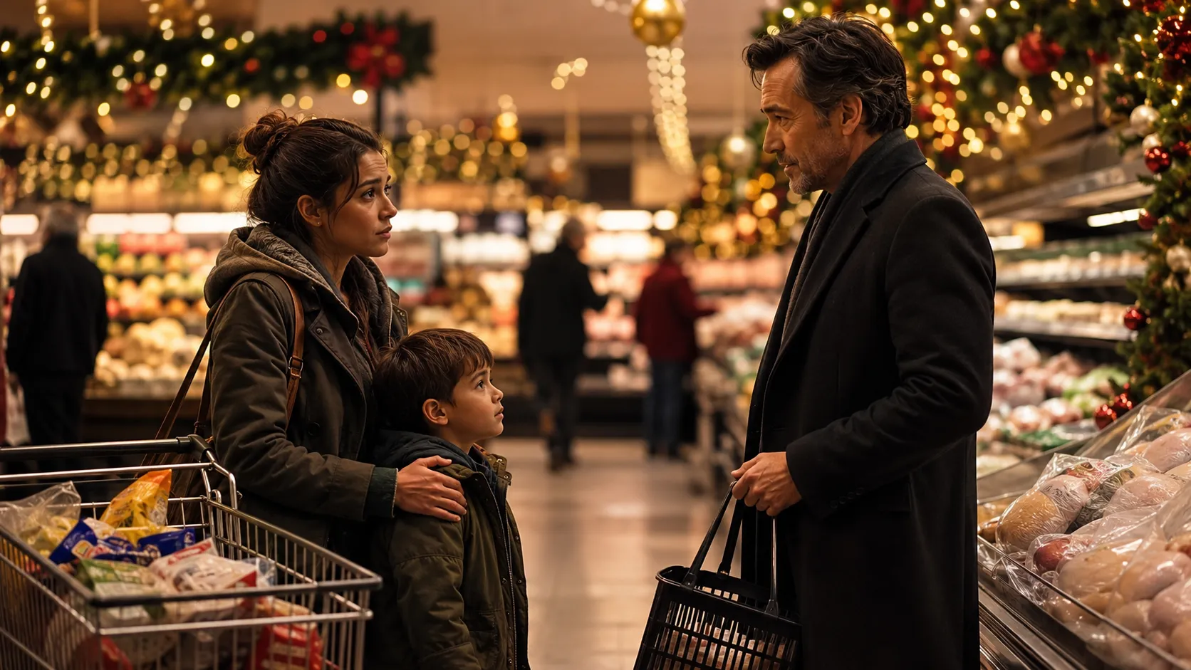 A Mother Whispered, “There’s No Dinner This Year” — Then a Millionaire Put Down His Wine